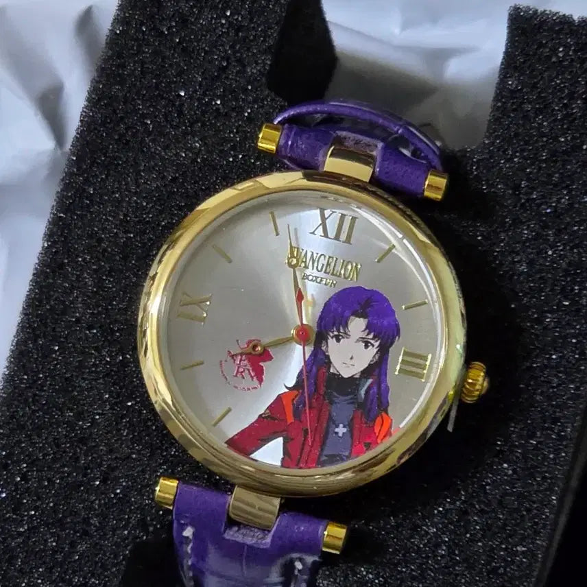 [BUNJANG] Evangelion BOXFUN Misato Watch / 에반게리온 BOXFUN 박스펀 시계 미사토