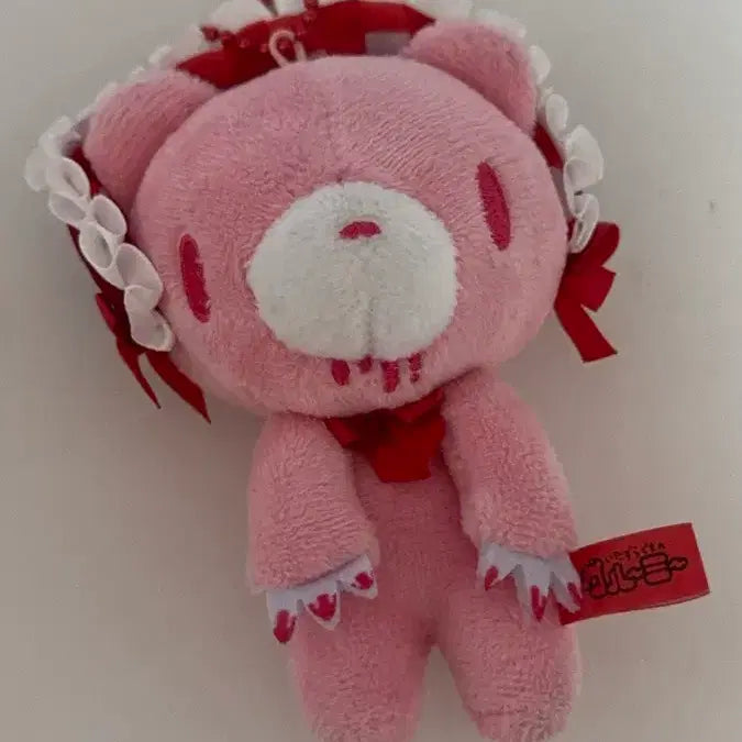 [BUNJANG] Gloomy Bear Bonnet Doll Keychain Pink / 글루미베어 보닛 인형 키링 핑크색