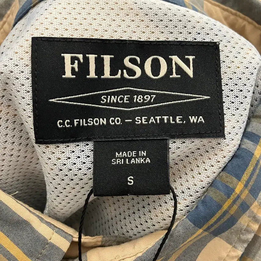 [BUNJANG] Filson Check Short Sleeve Shirt / N293 필슨 체크 반팔 셔츠