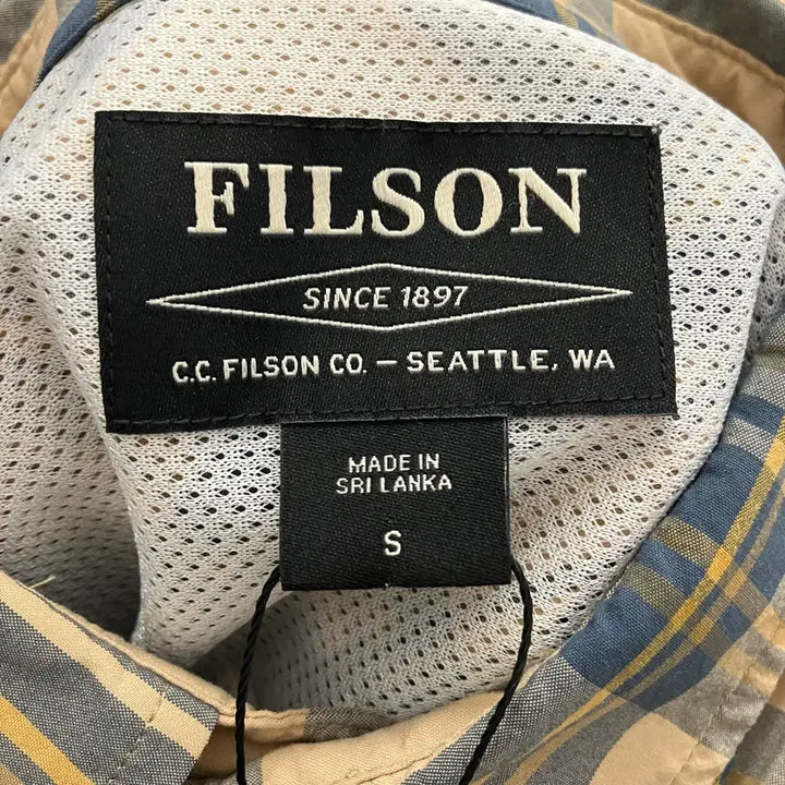 [BUNJANG] Filson Check Short Sleeve Shirt / N293 필슨 체크 반팔 셔츠