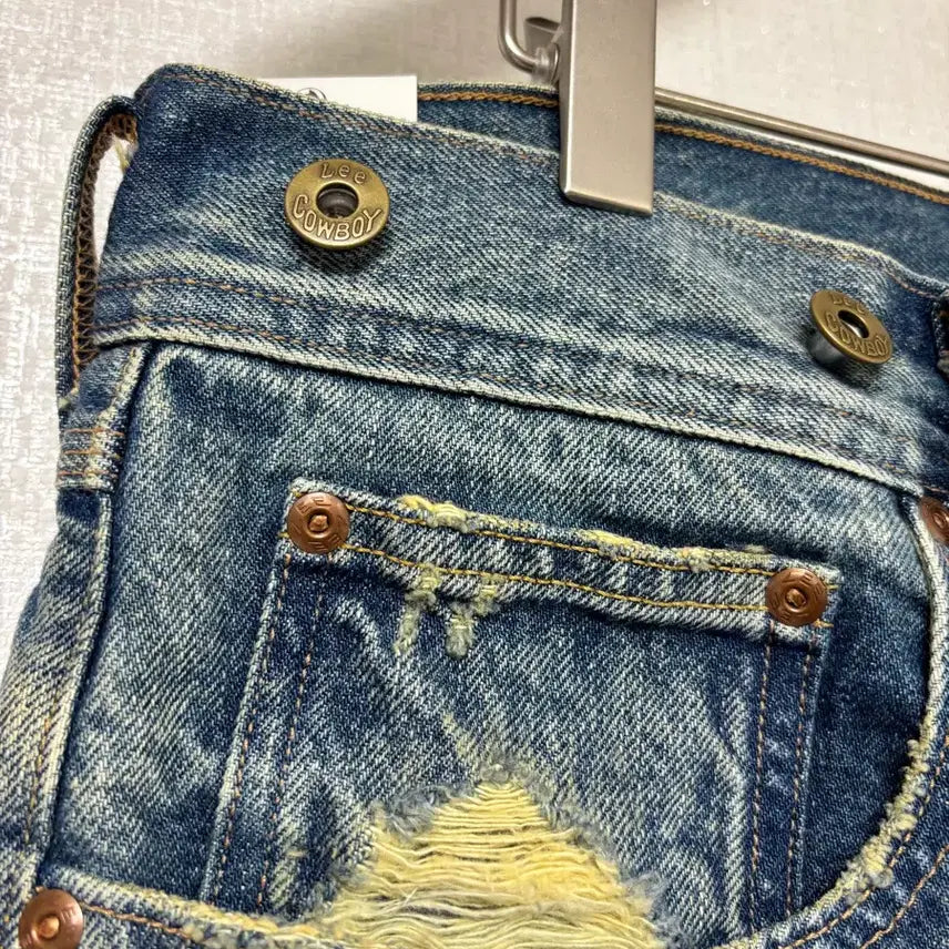 [SOLD OUT] lee101 카우보이 셀비지데님 33*32 made in japan