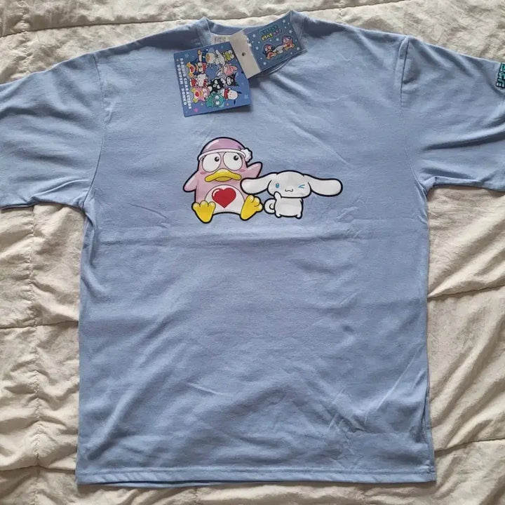 [BUNJANG] Donpeng Sanrio Cinnamoroll Short-Sleeve T-Shirt L / 돈펭 산리오 시나모롤  반팔티셔츠 L