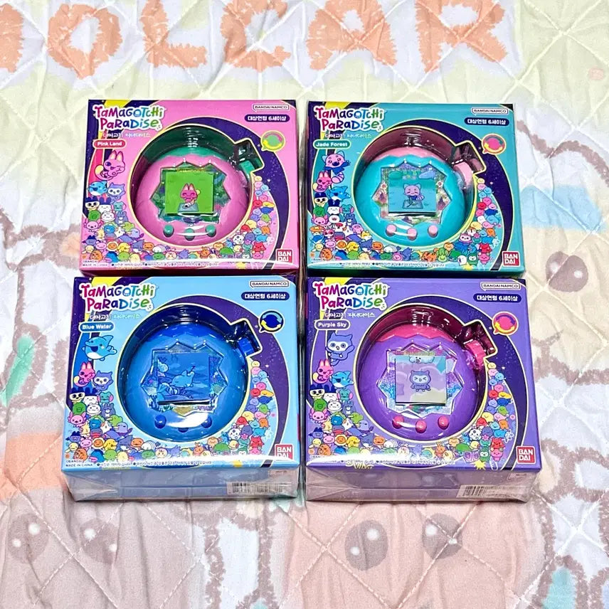 [BUNJANG] Tamagotchi Paradise Korean Release 4 Types New Sealed Bundle Set / 소장품 판매) 다마고치 파라다이스 국내정발 4종 신품 미개봉 일괄 세트