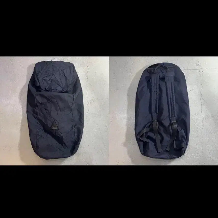 [BUNJANG] Raf Simons x Eastpak 08SS Crinkle Backpack Navy / 이스트팩X라프시몬스 08ss백팩 네이비