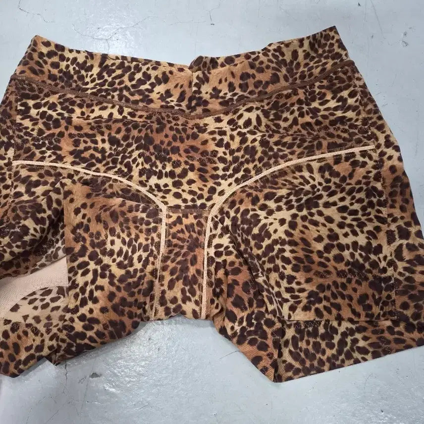[BUNJANG] Aroma Life Semi-Girdle G122 Leopard Pattern Shapewear / 아로마라이프 세미거들 홍호피122 새거