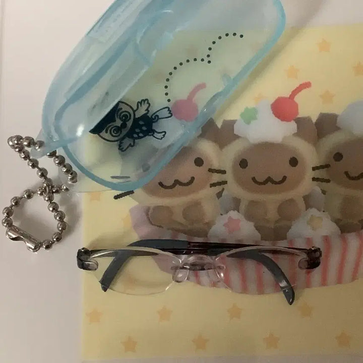 [BUNJANG] Rimless Glasses Gacha Figure Accessory / 무테 안경 가챠 룩업 안경 인형 안경 피규어 안경 악세사리