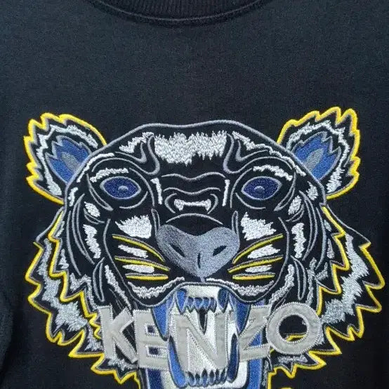 [BUNJANG] Kenzo Black Tiger Sweatshirt Size S / 겐조 정품 블랙 타이거 맨투맨 S