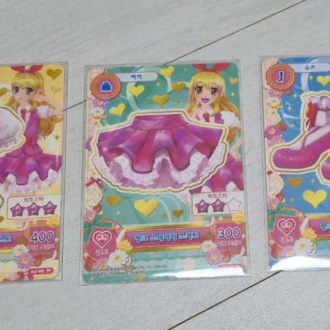 [BUNJANG] Aikatsu Ichigo Hoshimiya School Uniform Version Trading Card / 핑크스테이지 한판 아이카츠 아이엠스타 라임 이치고 스쿨룩