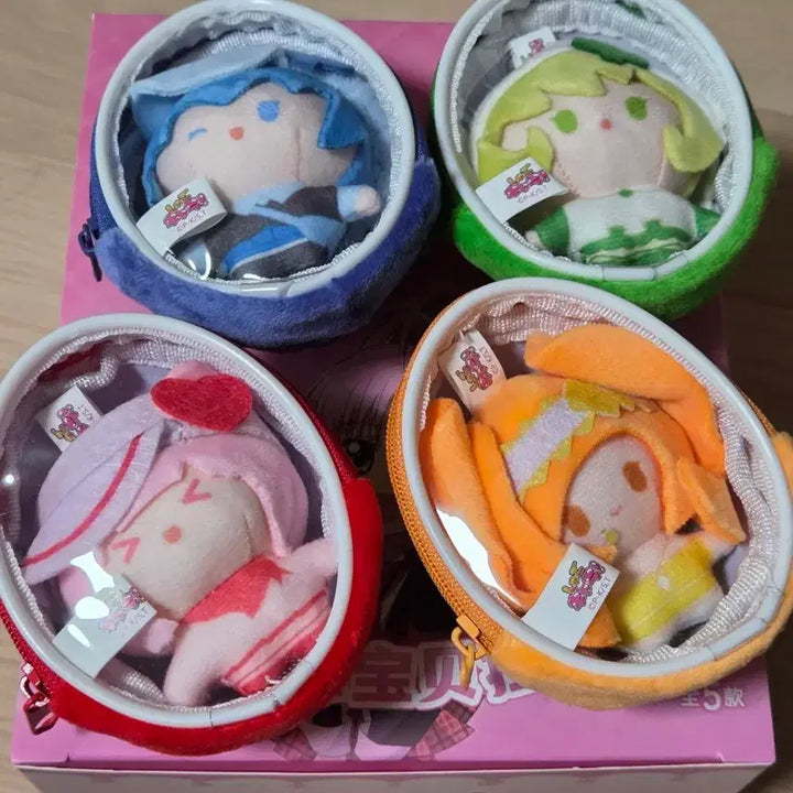 [BUNJANG] Character Transformation Cardcaptor Sakura Guardian Egg Pouch Plush Keychain / 캐릭캐릭체인지 캐캐체 deli 수호알 파우치 인형 키링
