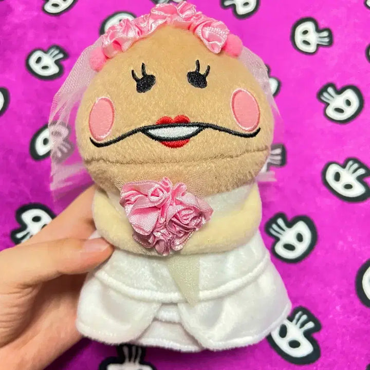 [BUNJANG] Rare Authentic Bride Nameko Medium Plush / [초레어]정품 신부 나메코 중형 인형