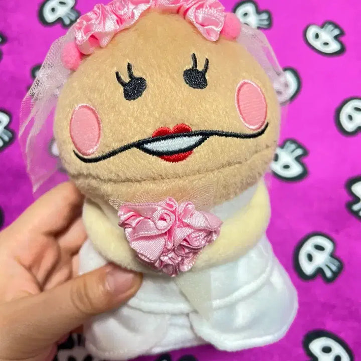 [BUNJANG] Rare Authentic Bride Nameko Medium Plush / [초레어]정품 신부 나메코 중형 인형