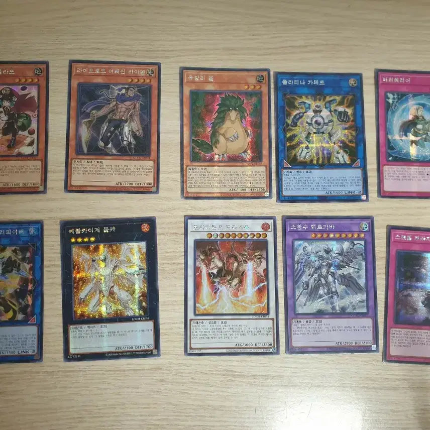 [BUNJANG] Yu-Gi-Oh! Secret Rare Cards Bundle Set (10 Cards) / 유희왕카드 시크릿 레어 10장 일괄