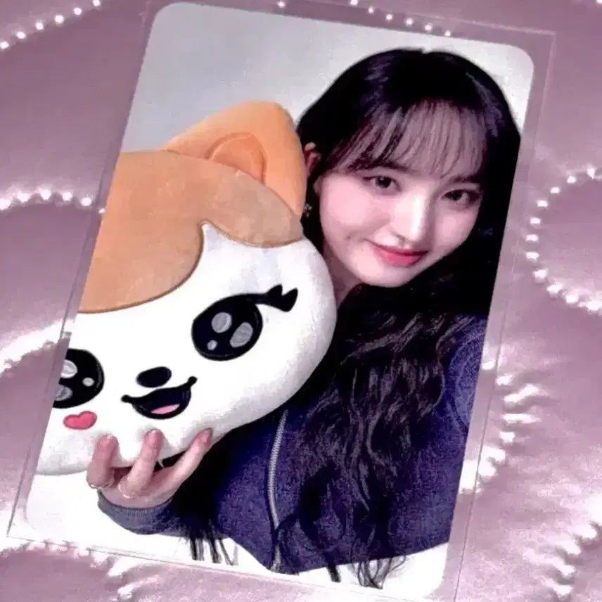 [BUNJANG] IVE Liz Minive Popup MD Cheese Face Cushion Photocard / 아이브 리즈 미니브 팝업 엠디 치즈 페이스 쿠션 포카 판매