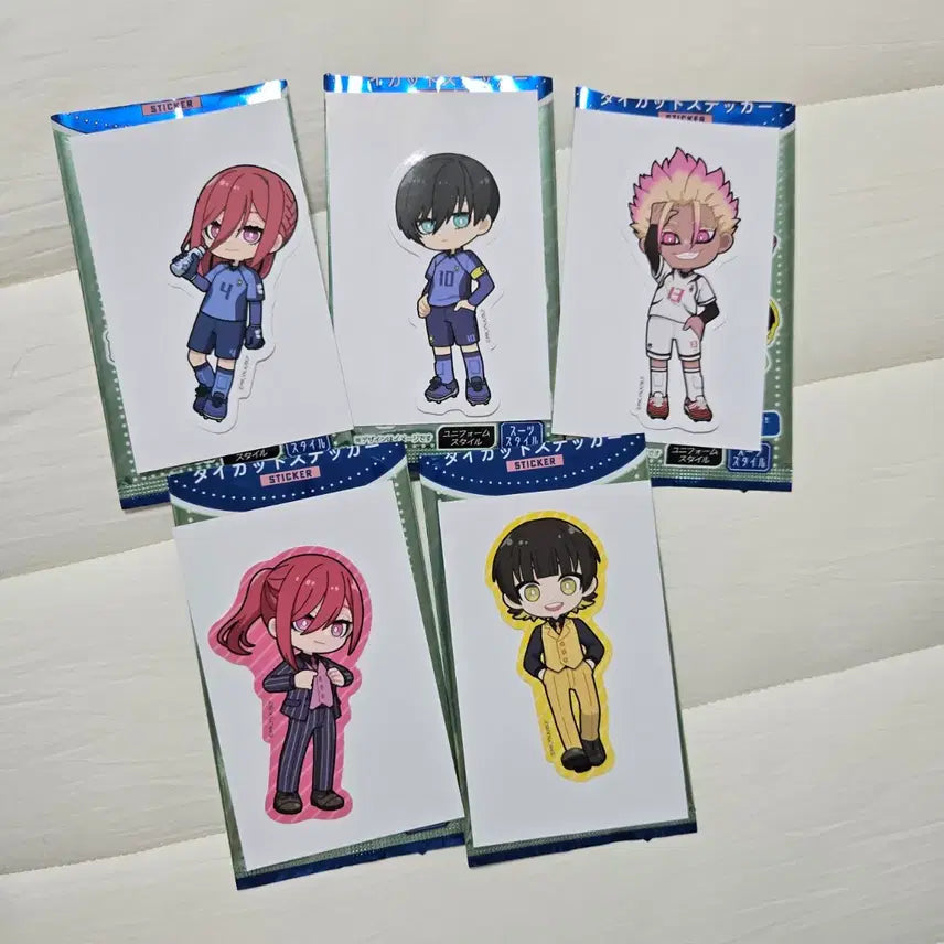 [BUNJANG] Blue Lock Die-Cut Sticker Bundle - Rin Itoshi, Chigiri, Bachira / (일괄) 블루록 다이컷 스티커 - 이토시 린 / 치기리 / 바치라