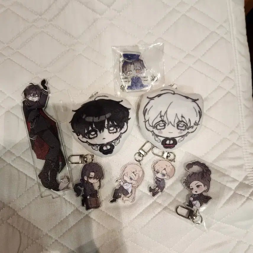 [BUNJANG] Kuroshitsuji Ciel Phantomhive Acrylic Stand &amp; Keychain Set / 마차살 마명차 갑날 나르케 엑챕 1 메클 흐아악 코롯토 아크릴 스탠드