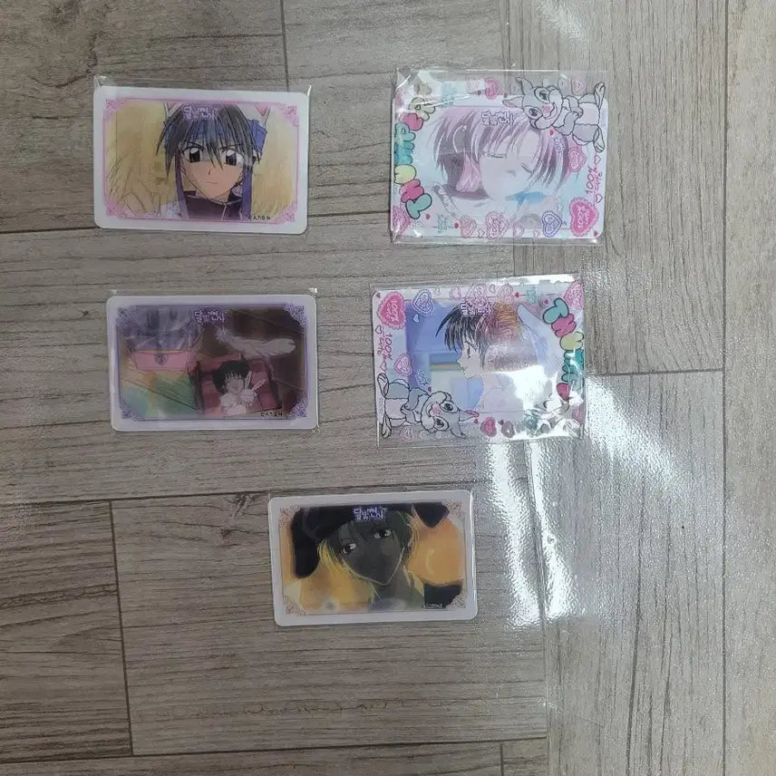 [BUNJANG] Kirarik Tomo 2 Type Package Set Lenticular Cards (5 pcs) / 달빛천사 키라키라토모 2종 패키지세트 렌티큘러 카드 3장 일괄 판매합니다
