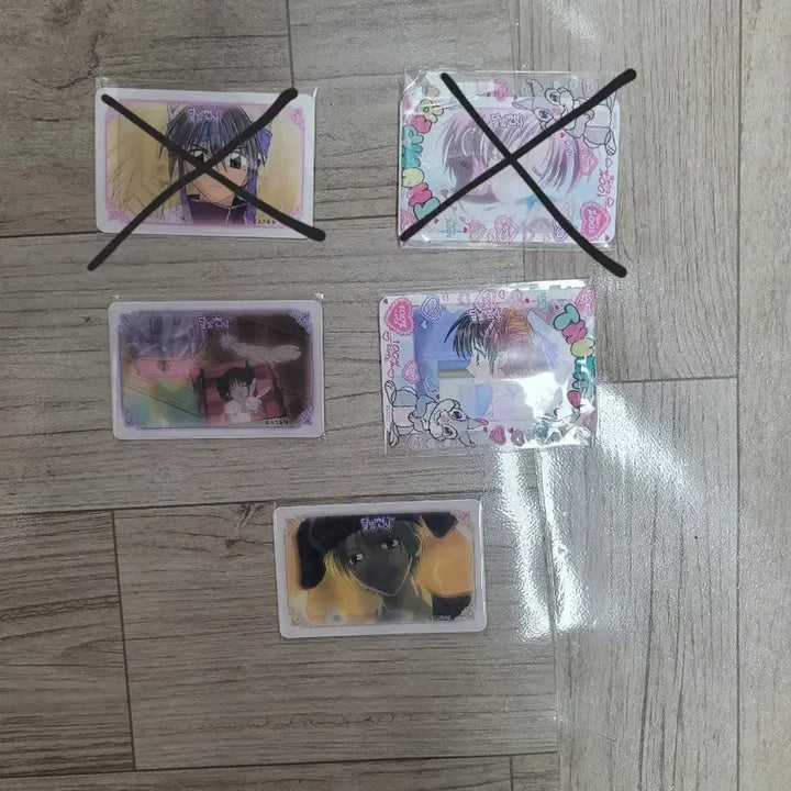 [BUNJANG] Kirarik Tomo 2 Type Package Set Lenticular Cards (5 pcs) / 달빛천사 키라키라토모 2종 패키지세트 렌티큘러 카드 3장 일괄 판매합니다
