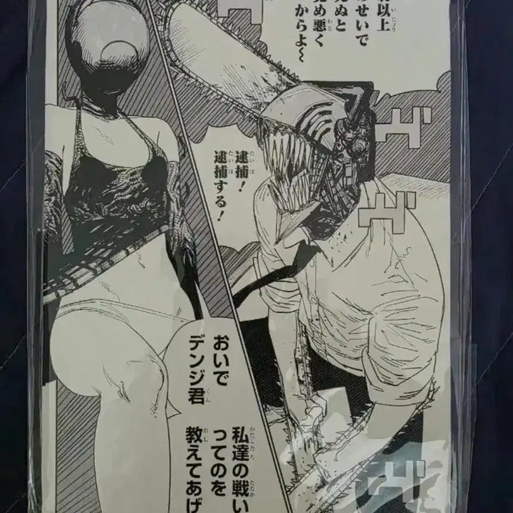 [BUNJANG] Chainsaw Man R+eg + Canvas Art Board / jcs 체인소맨 캔버스 아트보드