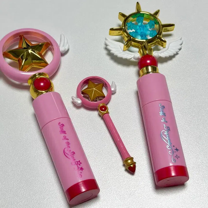[BUNJANG] Cardcaptor Sakura Gacha Star Wand Lip Balm Lot / (마지막 가격내림!!! ) 카드캡터 체리 가챠 별봉 립밤 가챠 등