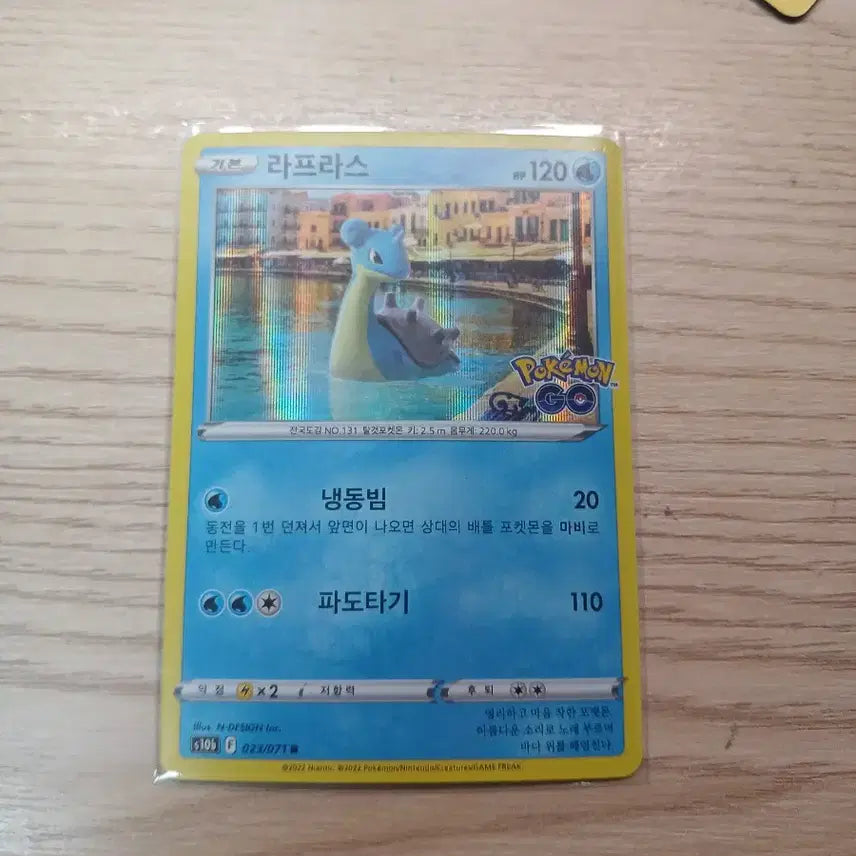 [BUNJANG] Pokemon GO Lapras Card / 포켓몬고 라프라스