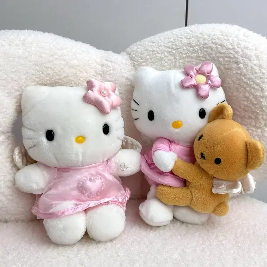 [BUNJANG] Classic Angel Hello Kitty Dolls Bundle Set (1998-1999) / 고전 엔젤 천사 헬로키티 인형 일괄
