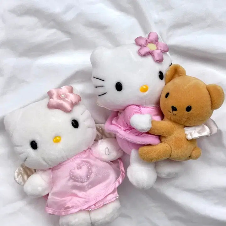 [BUNJANG] Classic Angel Hello Kitty Dolls Bundle Set (1998-1999) / 고전 엔젤 천사 헬로키티 인형 일괄