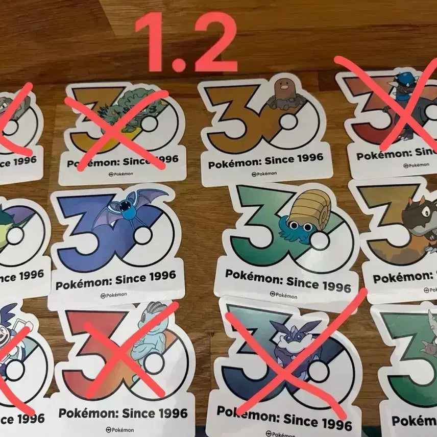 [BUNJANG] Pokemon 30th Anniversary Logo Sticker / 포켓몬 30주년 로고스티커