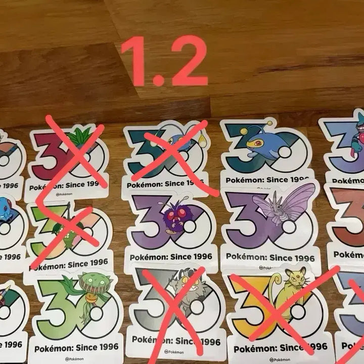 [BUNJANG] Pokemon 30th Anniversary Logo Sticker / 포켓몬 30주년 로고스티커