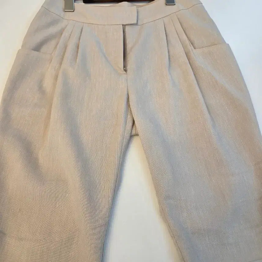 [BUNJANG] Bermuda Linen 7-Part Pants / 버뮤다린넨 7부 팬츠