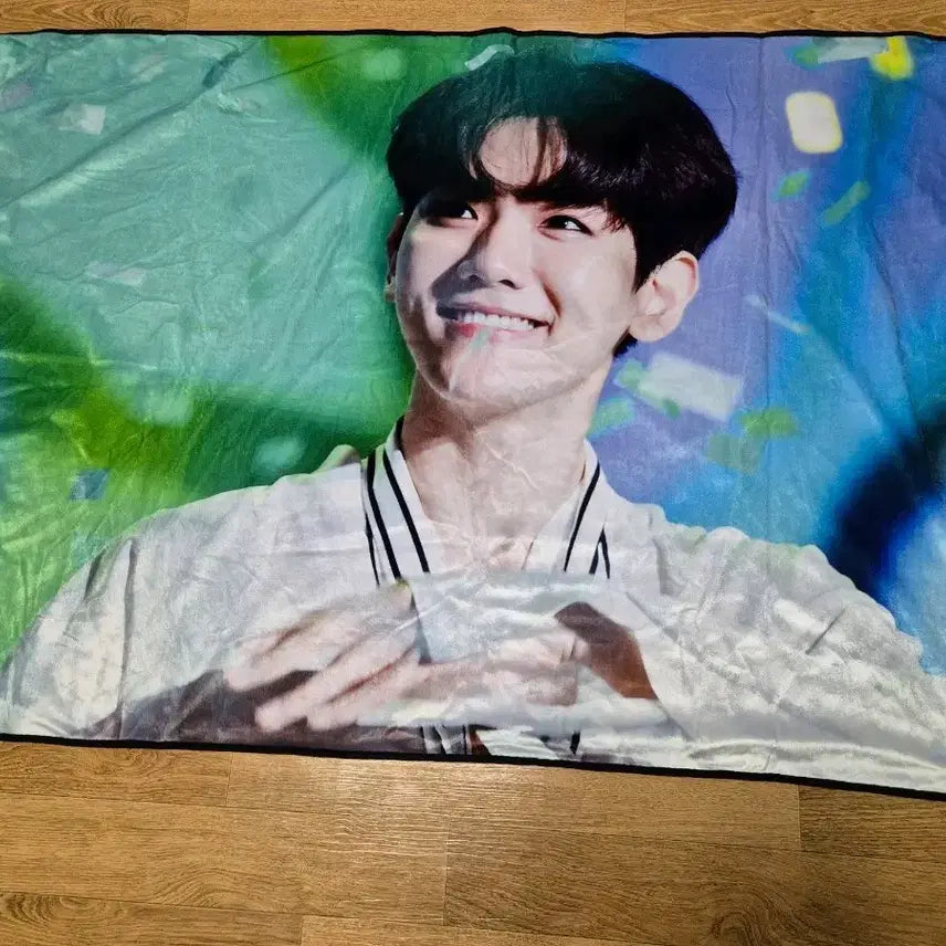 [BUNJANG] EXO Baekhyun Blanket / 엑소 백현 굿즈 무릅 담요 팝니다