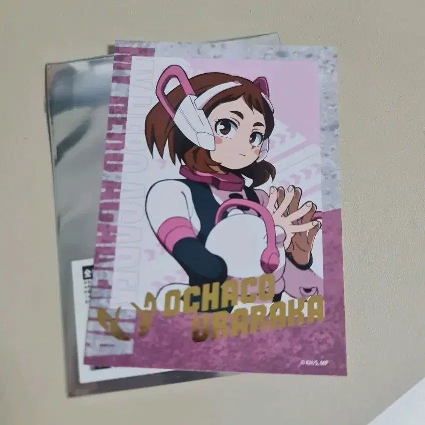 [BUNJANG] My Hero Academia Ochaco Trading Bromide with Gold Foil / 나히아 히로아카 트레이딩 금박 브로마이드 오차코