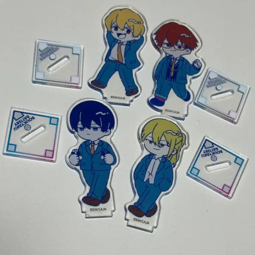 [BUNJANG] Kiyomine, Chihaya, Todou Mini Acrylic Standee Bundle / 망각배터리 케이 키요미네 토도 치하야 미니 아크릴 일괄