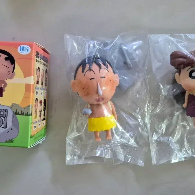 [BUNJANG] Crayon Shin-chan Prehistoric Era Figures Bundle Set / 짱구 원시시대 피규어 일괄 판매