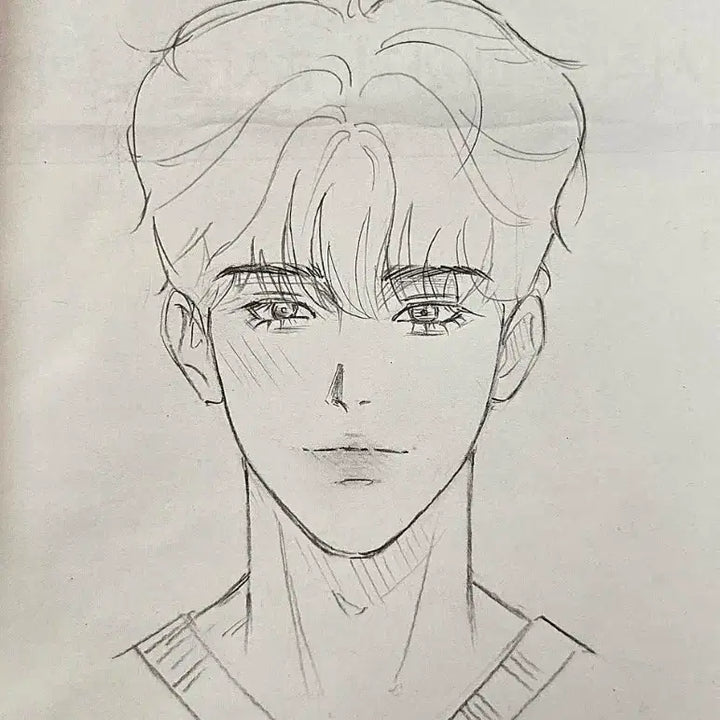 [BUNJANG] Male Character Portrait Commission - Traditional Pencil &amp; Digital Options Available / 증사 커미션 데못죽, 괴출 할인 남캐 그림 커미션 반실사