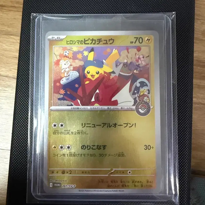 [BUNJANG] Pokemon Hiroshima Pikachu Card / 포켓몬 카드 히로시마 피카츄 카드