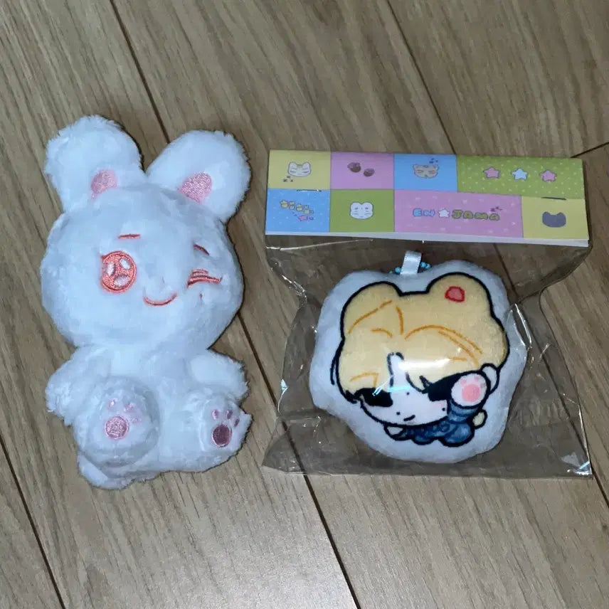 [BUNJANG] ENHYPEN Sunoo "Deonping" &amp; "Haemhaemi" Cushion Keychain Bundle Set / 엔하이픈 선우 인형 일괄 양도