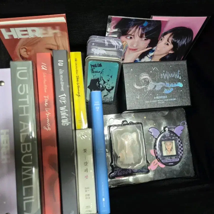 [BUNJANG] IU (아이유) Bundle Set: Albums, Photocards, Keyrings &amp; More / 아이유(IU) 앨범 및 굿즈 세트 일괄 판매