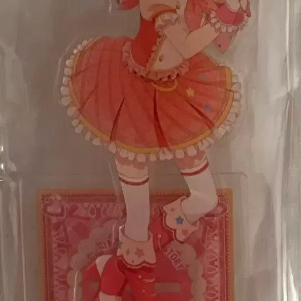 [BUNJANG] Aikatsu! Akari Hoshimiya Ponpon Crepe Acrylic Stand / 아이카츠 아이엠스타 아카리 하늘 퐁퐁크레페 아크릴