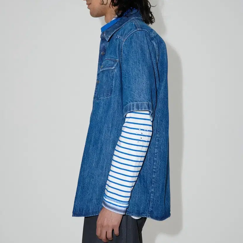 [BUNJANG] Our Legacy Western Snap Button Denim Shirt / 아워레가시 데님 셔츠