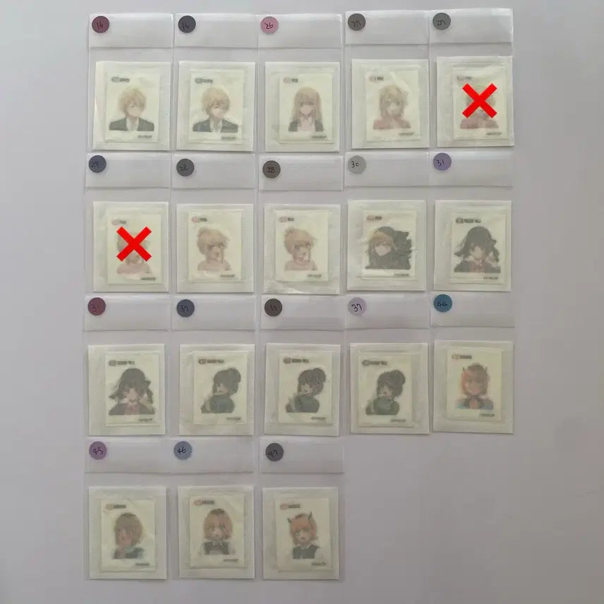 [BUNJANG] Oshi no Ko Jelly Ttibu-seal Sticker / 판매) 최애의 아이 젤리 띠부씰 판매.