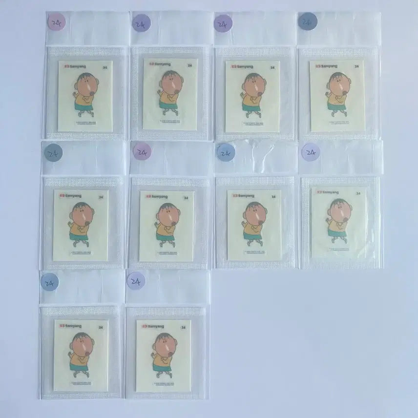 [BUNJANG] Samyang Crayon Shin-chan Ppugi Seal Bundle / 판매) 삼양 맹구 짱구 띠부씰 판매.