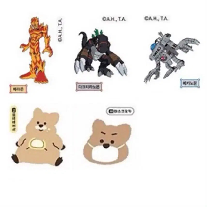 [BUNJANG] Digimon Takara Tomy Ddicon Sticker Collection / 판매) 디지몬,꽃카 띠부씰 판매.