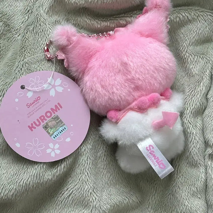 [BUNJANG] Sanrio Kuromi Pink Costume Plush Keychain / 택0,새상품) 산리오 쿠로미 핑크 코스튬 인형 키링