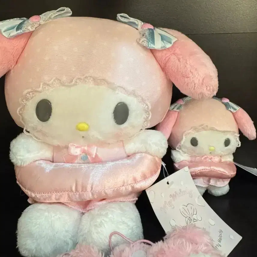 [BUNJANG] 16th Anniversary My Melody "Tube" Plushie Mascot Set / 고전 16년튜브 마이멜로디 누이 마스코트 세트