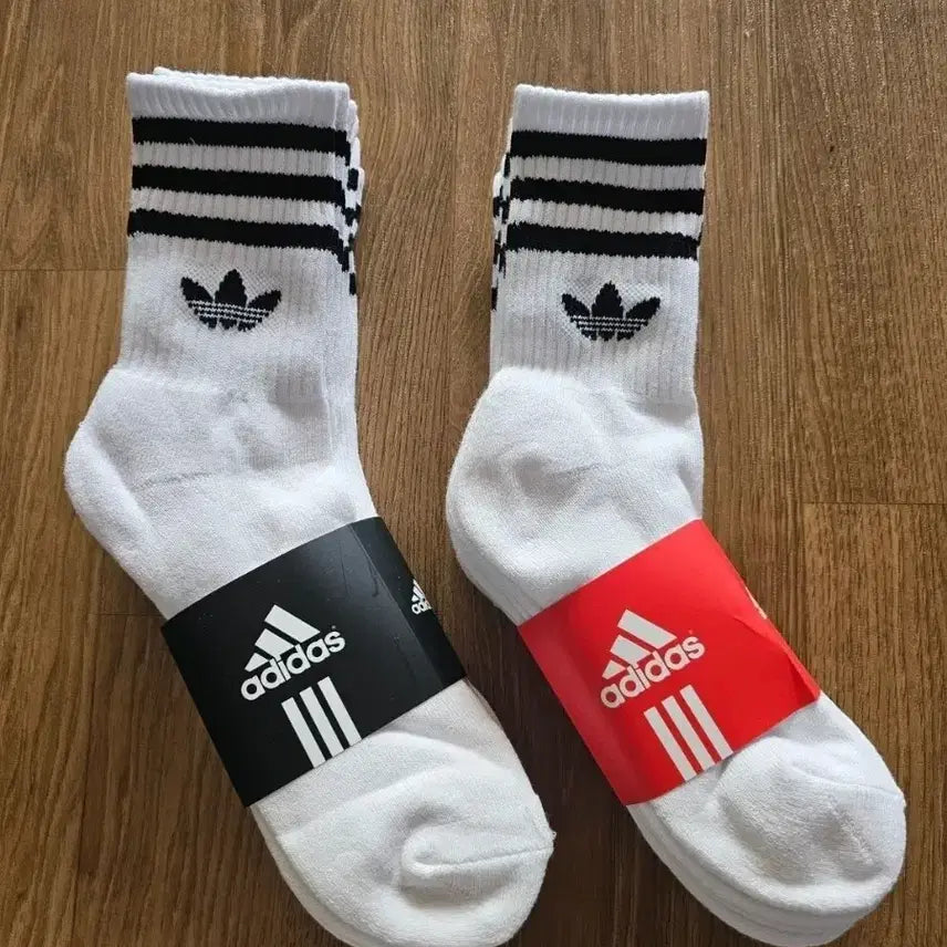 [BUNJANG] Adidas Unisex Crew Socks (10 Pairs) / 아디다스 남,여 장목양말