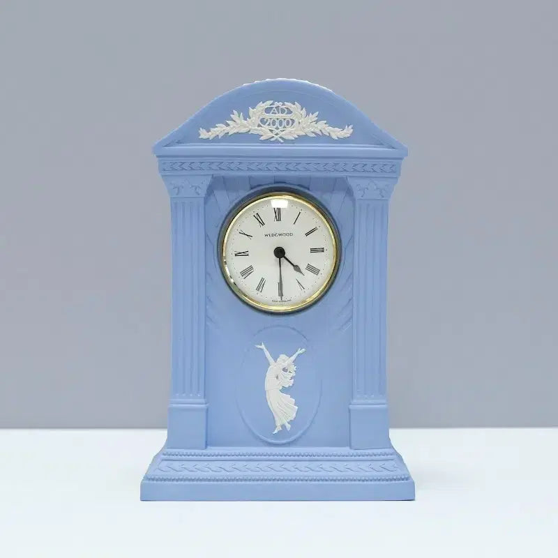 [BUNJANG] Wedgwood Millennium Commemorative Cream on Lavender Clock / (작동영상 있음) !!가격인하!! 웨지우드 밀레니엄 기념 크림 온 라벤더 시계