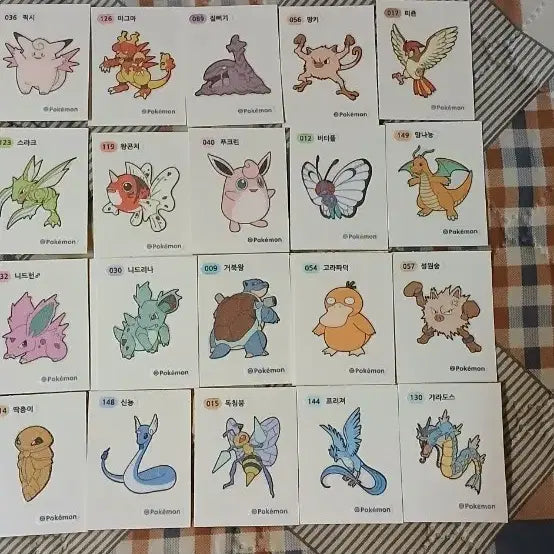 [BUNJANG] Pokemon 1st Gen Sticker Set (3-Digit) / 포켓몬 띠부씰 1세대 3자리 팝니다.