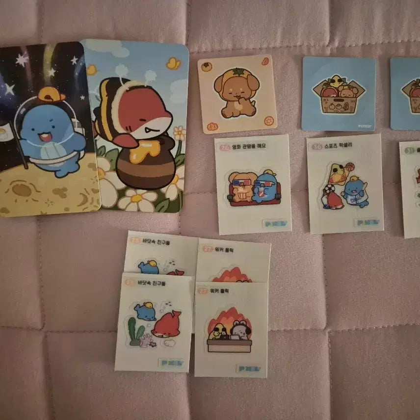 [BUNJANG] Pixelii Sticker Set / 픽셀리 띠부씰, 스티커, 포카 팔아요!
