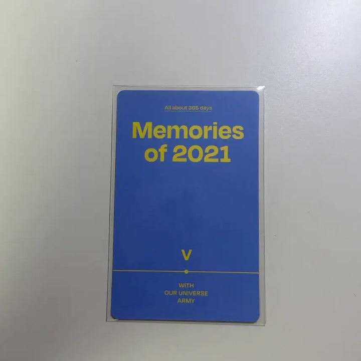 [BUNJANG] BTS Memories 2021 V Photocard / 방탄 메모리즈 2021 태형 포카