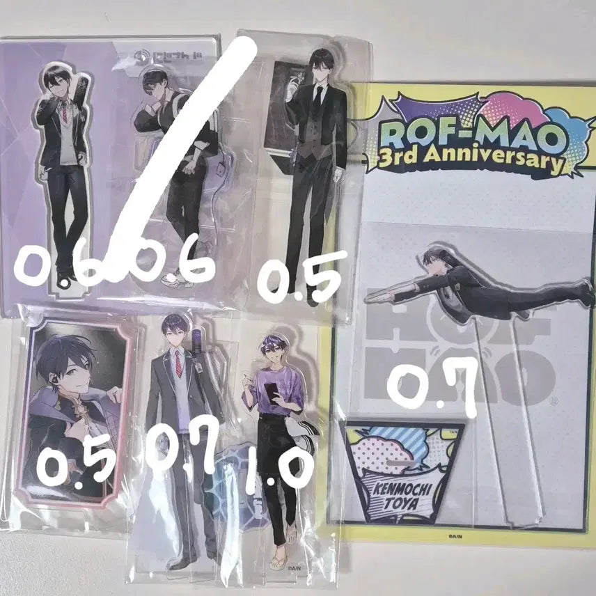 [BUNJANG] Nijisanji Kenmochi Touya Acrylic Stand RoFMAO / 니지산지 켄모치토우야 아크릴스탠드 로후마오